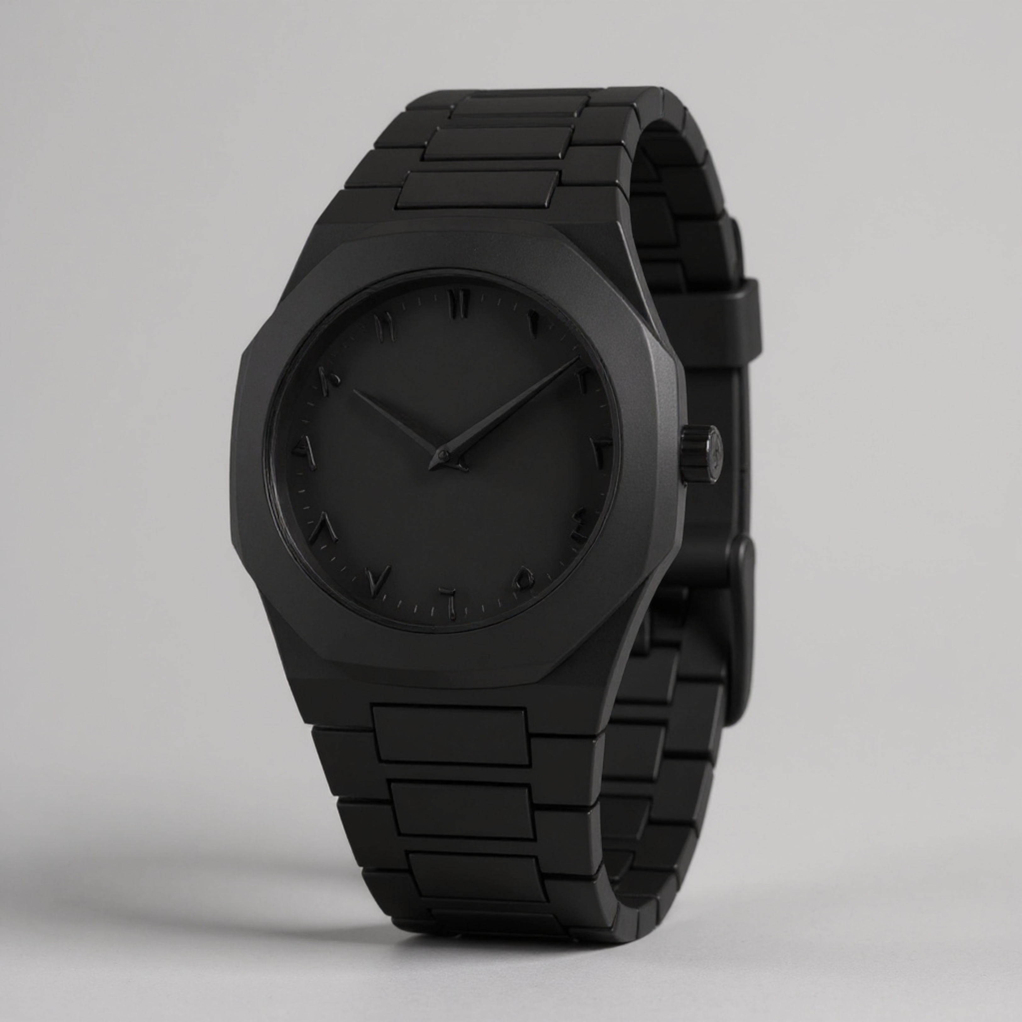 Stainless Steel Arabic Watch