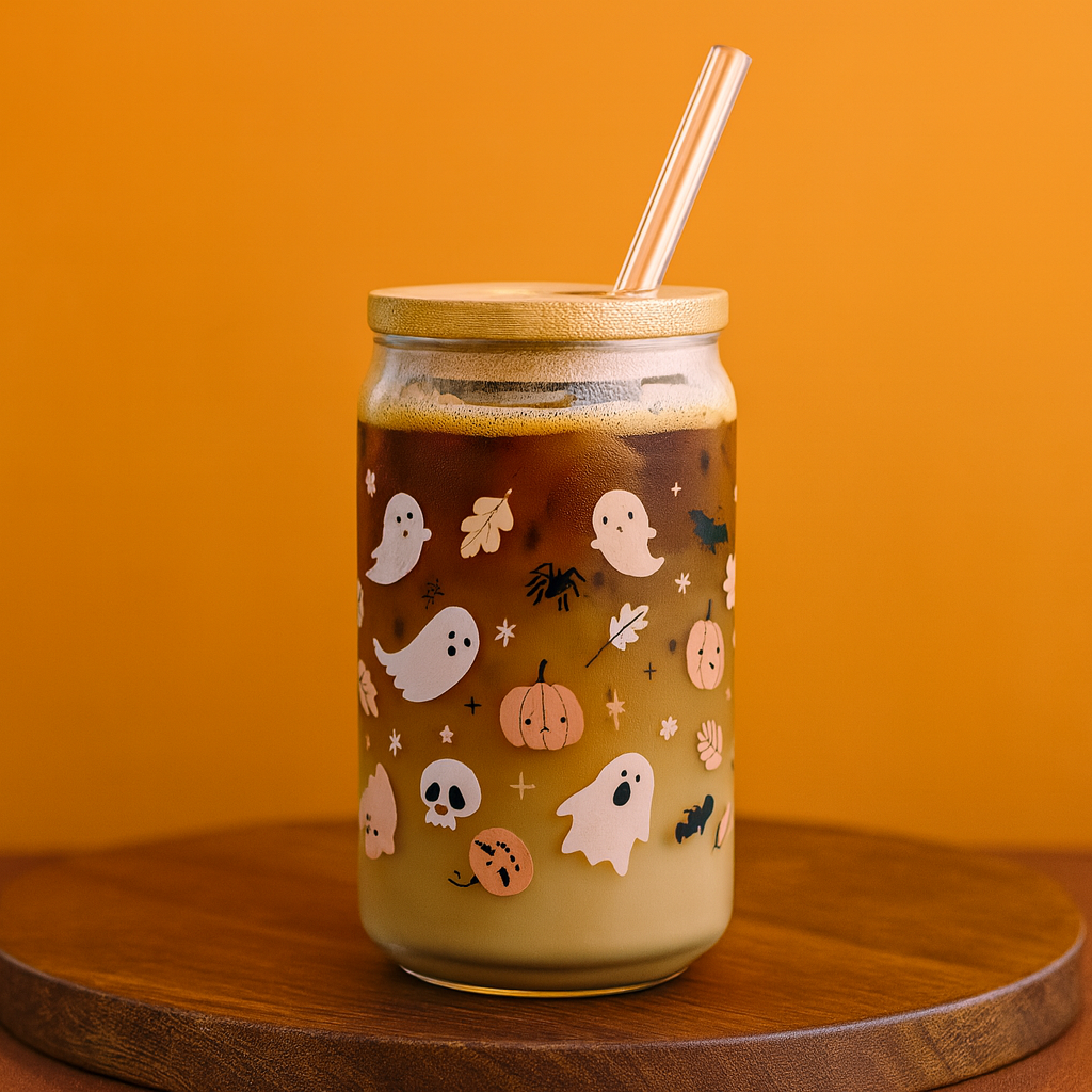 Halloween Sipper Glass