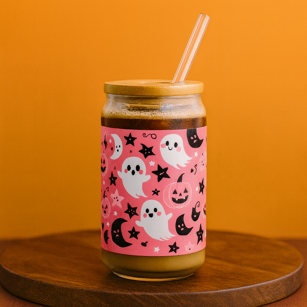 Halloween Sipper Glass