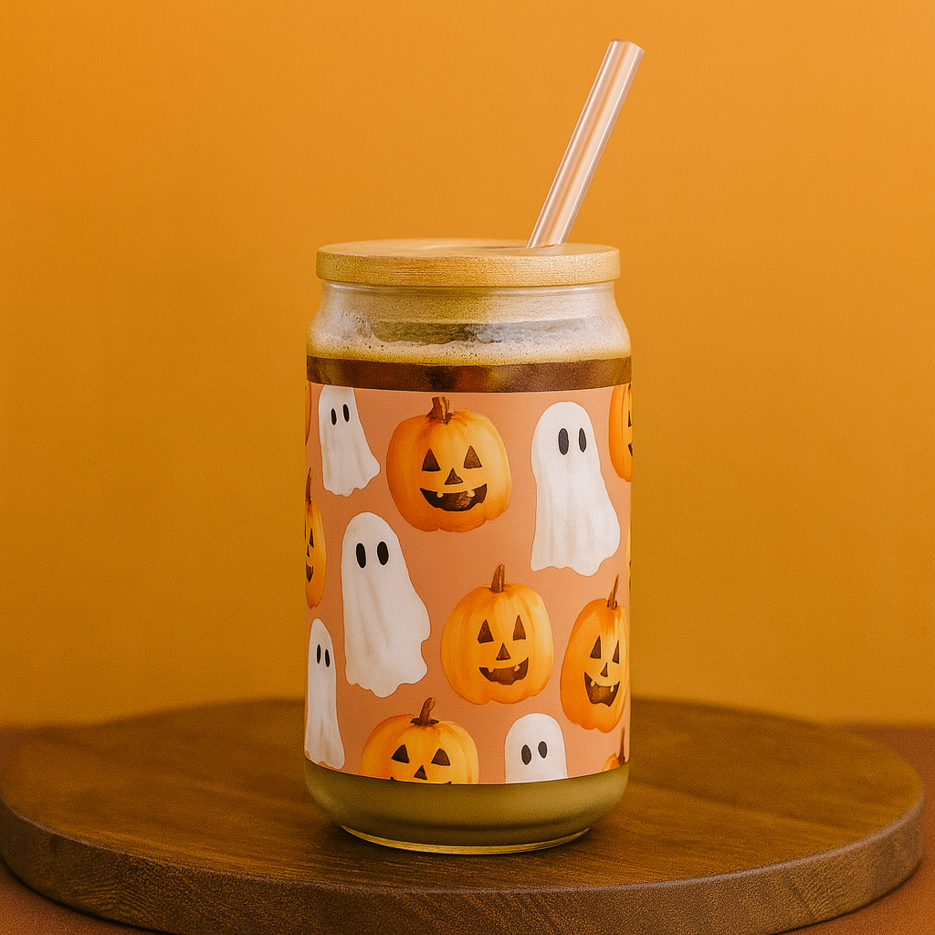 Halloween Sipper Glass