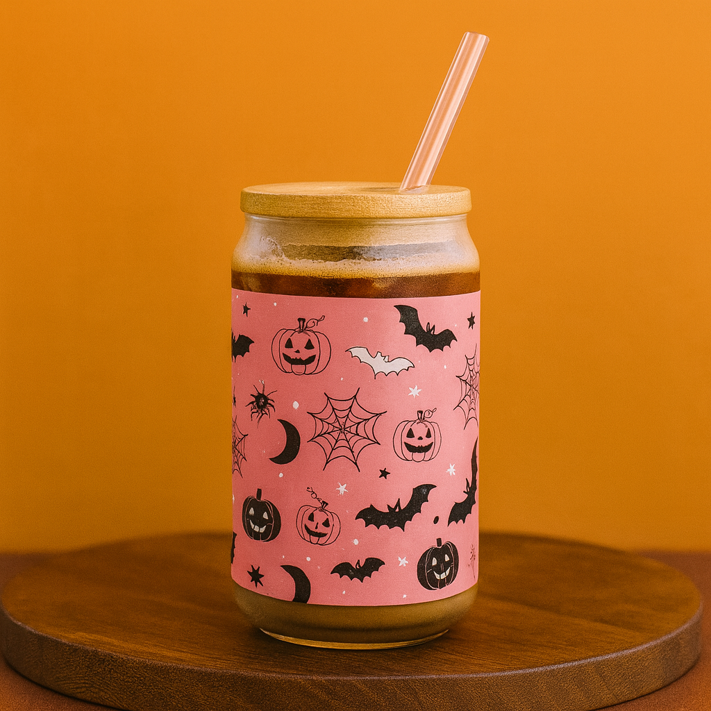 Halloween Sipper Glass