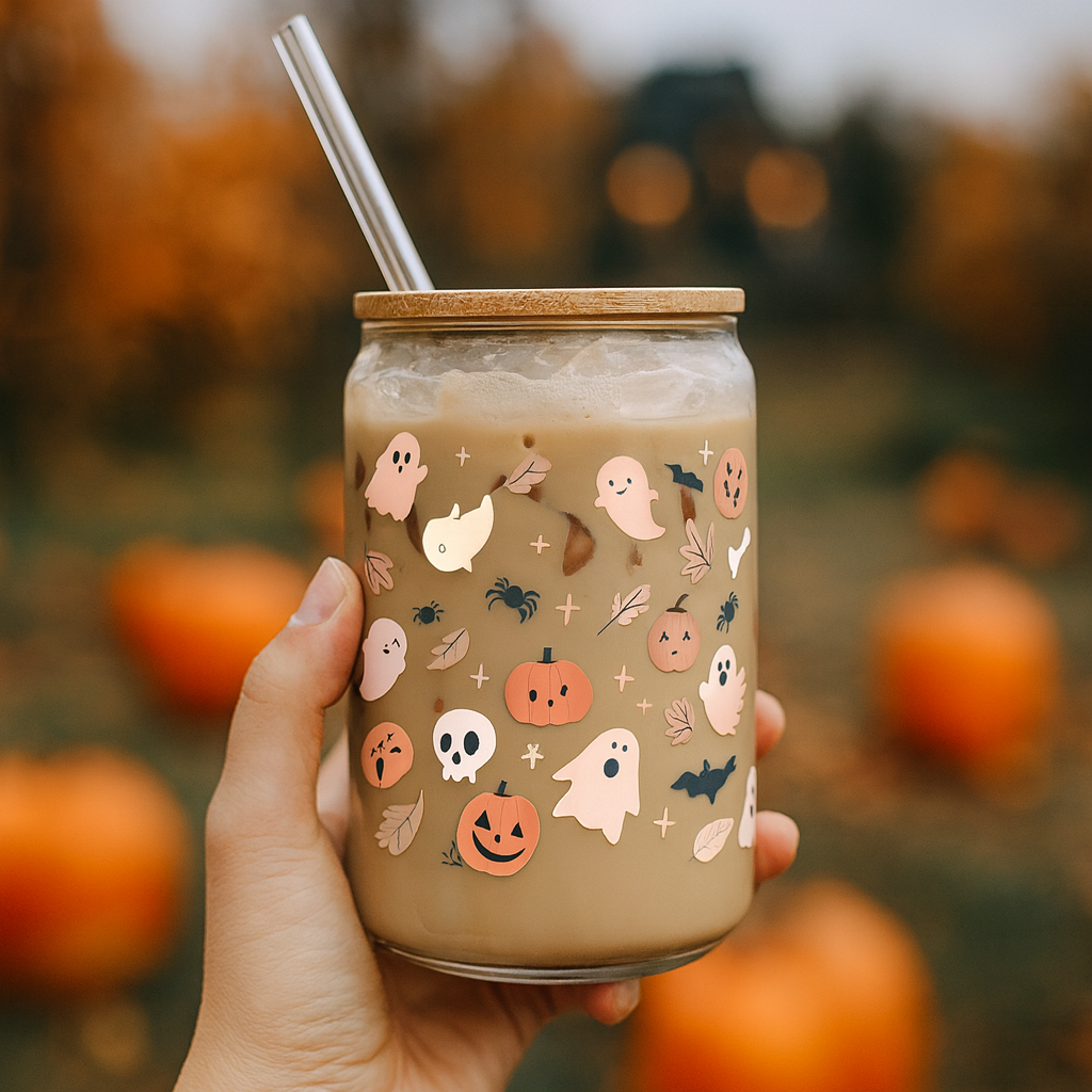 Halloween Sipper Glass