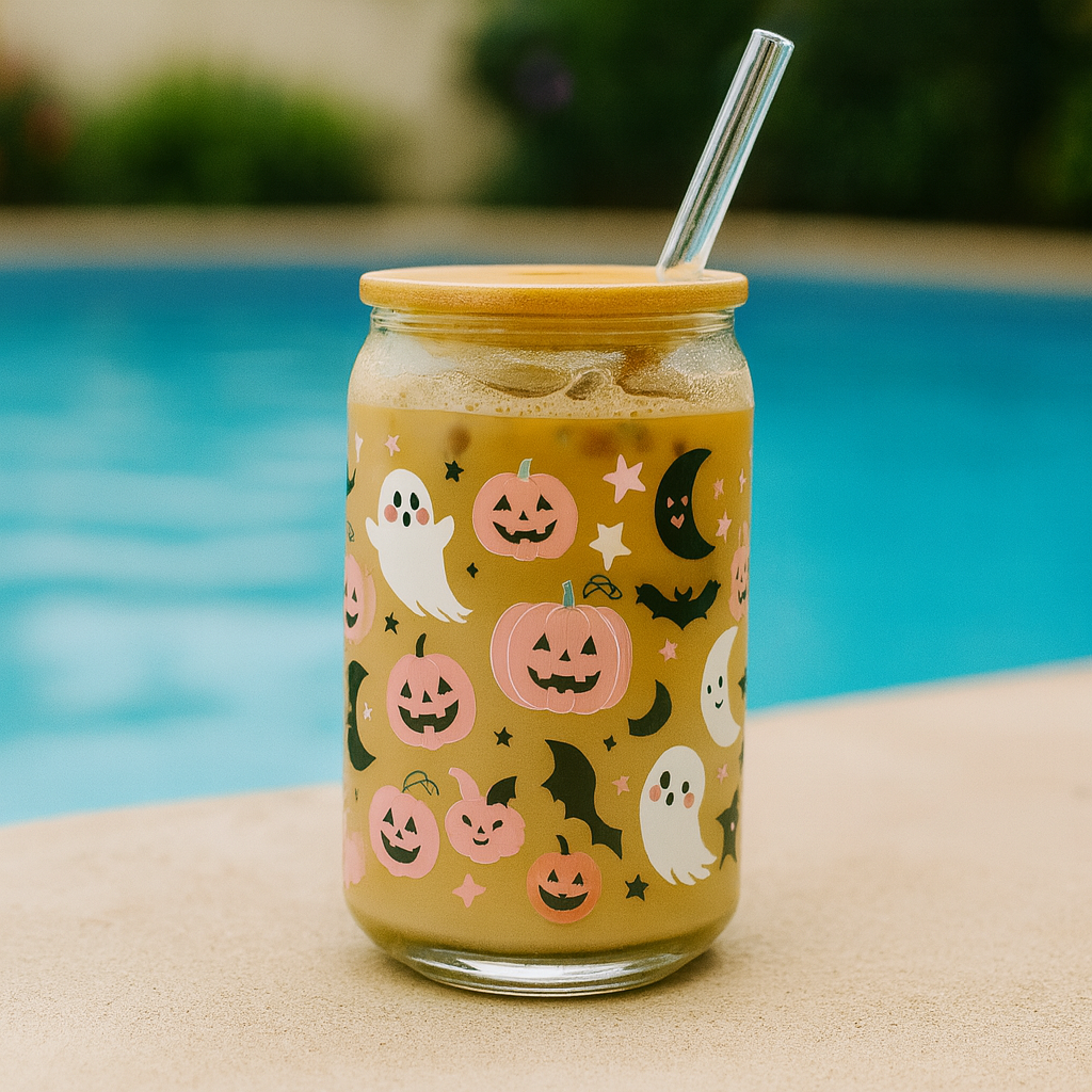 Halloween Sipper Glass